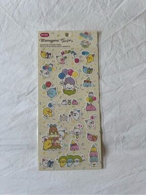 3/$20 ♡ Mamegoma Party Sticker Sheet